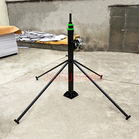 Mât télescopique de levage manuel robuste de 5m et 6m pour caméra, tour d'éclairage LED et antenne