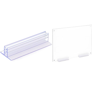 Tira DE DATOS promocional flexible Estante Borde Ticket Holder SuperGrip Hanging Sign Clip Holder - Product Image 3