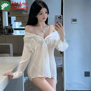 Tirantes de lujo Pretty Sexy Girl Ropa Mujer Camisa Mujer Ropa interior Transparente Mujer Lencería sexy Alta calidad - Product Image 2