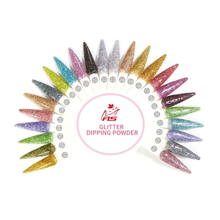 Étiquette privée personnalisée pour manucure, poudre à tremper des ongles, en acrylique, rose, à faire soi-même, 1 boîte, 24 couleurs, 10g 30g