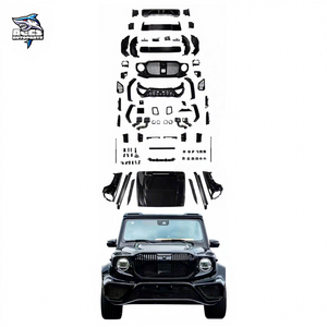 Nuevo kit de carrocería <span class=keywords><strong>G900</strong></span> MAY PP para <span class=keywords><strong>Mercedes</strong></span> Benz Clase G W464 AMG Grill Parachoques trasero delantero Rejilla Guardabarros Spoiler Consejos Bodykit - Product Image 1
