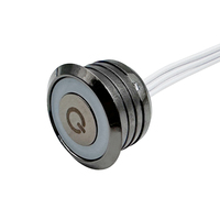 Variateur de lumière LED intelligent à capteur tactile 12V 24V, contrôle individuel, 3 ans de garantie, 1712 Marron, IP34, 60W, pour armoire et placard