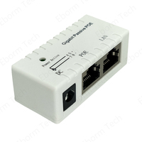 Precio de fábrica Power Active Gigabit Pasivo Power Over Ethernet Adaptador de fuente de alimentación PoE Splitter Inyector PoE Patch Panel