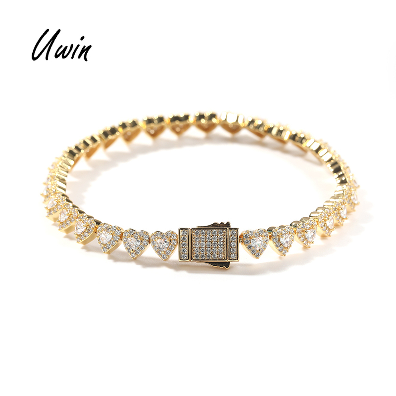 New Arrival Double Layer Bling Heart