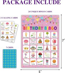 Tùy Chỉnh In Ấn 24 Người Chơi <span class=keywords><strong>Bingo</strong></span> Trò Chơi Sinh Nhật Bên Trò Chơi Sinh Nhật <span class=keywords><strong>Bingo</strong></span> Thẻ Cho Trẻ Em Bên Trang Trí - Product Image 5