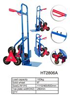 Chariot à plateforme en acier à 6 roues, capacité 120 kg, pour conteneurs fermés, monte-escalier, chariot à main, outils, OEM, garantie 1 an