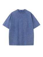 T-shirt surdimensionné 230g en coton épais 100% avec logo personnalisé pour hommes, anti-boulochage, idéal pour le streetwear, les cadeaux d'entreprise et les équipes