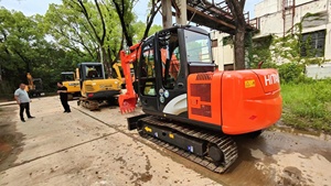 Mini pelle Hitachi Zx60 d'occasion, prix bas, machine d'origine, excavatrice Hitachi à vendre - Product Image 5