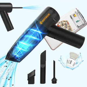 Portable 120W 8000Pa Wireless 2-in-1 <b>Handheld</b> Metal Fan Car <b>Vacuum</b> Cleaner Foldable Rechargeable ABS Material for Home Car Use - Product Image 2