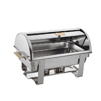 Weitere Hotel- und Restaurantzubehör Chafing-Geschirr Buffet Speisenwärmer Edelstahl-Chafing-Geschirr für Restaurant Catering