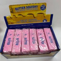 Bâton de beurre réaliste à remontée lente, super doux et compressible, jouet sensoriel en forme de beurre, pour fêtes d'enfants, jouet arc-en-ciel Kawaii