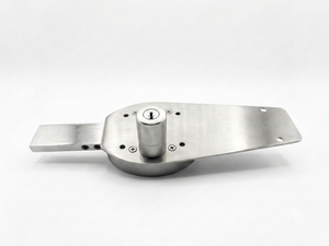 Serrure ovale Interlock Ultra 6 points avec corps en laiton MS et finition en acier inoxydable pour porte principale, portail, volet, entrepôt et sécurité commerciale - Product Image 2