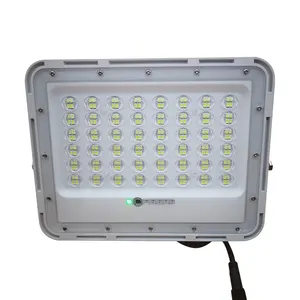 solaire avec la batterie de grande capacité solaire lumière d&#39;inondation 100w solaire led lampes pour routes et carré