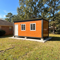 Maison conteneur modulaire préfabriquée de luxe moderne de 20 pieds, détachable, pour invités, à assembler soi-même, pour jardin