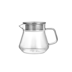 Cnglass làm bằng tay thủy tinh borosilicate ấm trà Stovetop an toàn <span class=keywords><strong>Glass</strong></span> <span class=keywords><strong>Pitcher</strong></span> với nắp thép không gỉ và vòi rò rỉ bằng chứng cà phê nồi - Product Image 3
