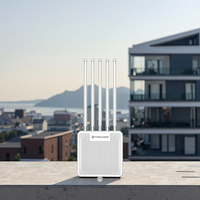 Punto de Acceso Inalámbrico Meiweisi HW3000L de Alta Potencia para Exteriores, WiFi 6 AX3000, 3000Mbps, Alcance de 500m, 2.4GHz y 5.8GHz, Wave2 4x4