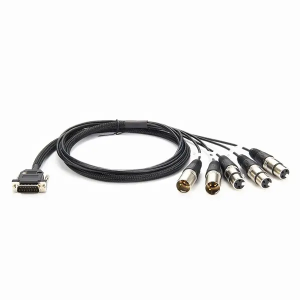 52-1335A XS Multi I/O Doos kabel-8-Kanaals DSUB-XLR (F) snake-DB25 pin man 4x XLR Mannelijke/Vrouwelijke kabel