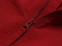 Chaqueta Cortavientos Deportiva Larga para Hombre, con Capucha y Cierre de Cremallera, de Lona, Resistente al Viento, de Alta Calidad, con Logotipo Frontal, 100% Nailon