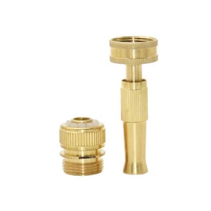 Pistolet d'arrosage réglable 3/4'' BSP US pour l'irrigation de jardin, l'arrosage de pelouse et le nettoyage à haute pression - Product Image 1