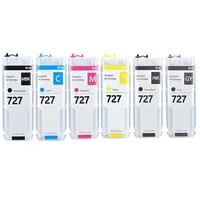Cartouche d'encre rechargeable de 300ML avec puce permanente pour imprimante HP 727 727XL DesignJet T920 T930 T1500 T1530 T2500 T2530