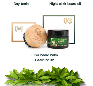 Ensemble de soins de la <span class=keywords><strong>barbe</strong></span> naturelle de la meilleure qualité en usine <span class=keywords><strong>Kit</strong></span> d'huile de croissance <span class=keywords><strong>Kit</strong></span> d'huile de brosse à peigne pour le toilettage des hommes - Product Image 6
