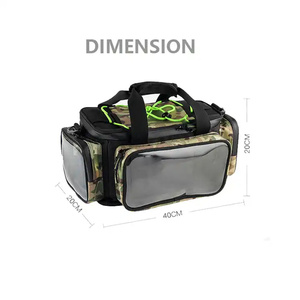 Bolsa de Almacenamiento de Señuelos de Pesca Oxford Impermeable de Gran Capacidad para Uso Multiusos al Aire Libre, Bolsa de Transporte de Aparejos de Pesca Marítima - Product Image 3