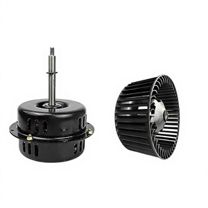 Moteur AC FFU300 avec impeller en plastique 120 mm, moteur à induction monophasé 220 V, efficacité IE4, 168-225 W, 820 tr/min - Product Image 1