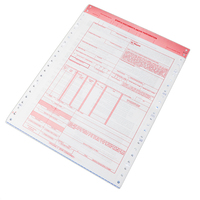 Vente flash Papier NCR multi-couches sans carbone Jxxlabel pour bordereau d'expédition aérien avec code-barres Modèle personnalisé 2024012004
