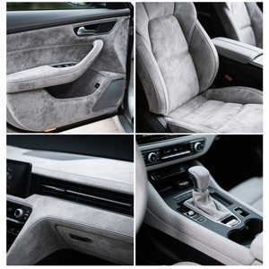 ฟิล์มตกแต่งภายในรถยนต์แบบกำมะหยี่เนื้อนุ่มพิเศษ FYL Luxury Microfiber ขนยาว ติดตั้งง่ายด้วยกาวในตัว ผ้ากำมะหยี่หุ้มตกแต่งภายในรถยนต์ - Product Image 2