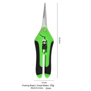 Tijeras de Podar de Acero Inoxidable de Grado Profesional, Herramienta Compacta para la Recolección de Frutas en Huertos, Corte Manual de 0-22 mm - Product Image 2