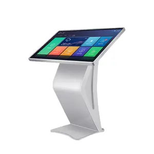 43-inch horizontal touch Query All-in-one Floor capacitive infrared touch self-service terminal all-in-one