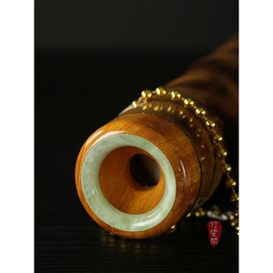 Yunnan Bamboo Pipe Natural Golden Bamboo Filter Hookah Straight Type Lacquer Finish Durable Smoking Device - Product Image 4