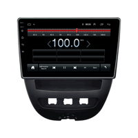 Autoradio pour Toyota Aygo 2005-2014 2 Din Android Octa Core Stéréo de Voiture Lecteur DVD GPS Navigation Multimédia Android Auto Carplay