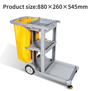 Personnaliser le <span class=keywords><strong>prix</strong></span> <span class=keywords><strong>de</strong></span> la blanchisserie Chariot <span class=keywords><strong>de</strong></span> nettoyage Chariot <span class=keywords><strong>de</strong></span> concierge multifonctionnel Jt150 pour la vente en gros - Product Image 4