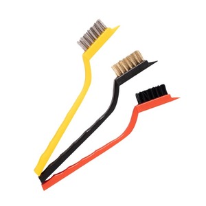 Kitchen <b>Stove</b> Brush Set 3Pcs Plastic Handle Nylon Bristle For Gas <b>Stove</b> Cleaning And Stain Removal - Product Image 5