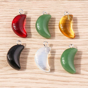 Weny, 10 Piezas por Paquete: Nuevo Accesorio <span class=keywords><strong>de</strong></span> Pulsera con Colgante en Forma <span class=keywords><strong>de</strong></span> Luna Creciente <span class=keywords><strong>de</strong></span> <span class=keywords><strong>Jade</strong></span> - Product Image 1