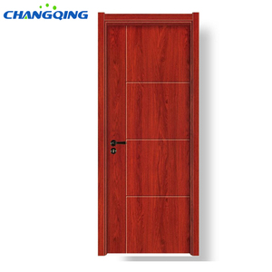 Puerta de Madera Laminada MDF PVC para Apartamento con Acabado Moderno, para Dormitorio y Sala de Estar - Product Image 6