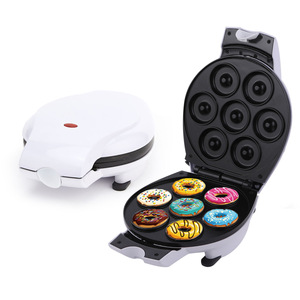Donut Machine 7-Hole Electric Dual-Sided Heating Household Breakfast Maker <b>Bakery</b> Use - Product Image 1