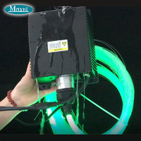 Éclairage à fibres optiques extérieur IP65 Twinkle 20W Moteur lumineux à fibres optiques LED blanc pour plafond Piscine Décoration d'arbre