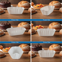 Papier silicone de qualité alimentaire, moules à gâteau jetables antiadhésifs, doublures pour pains