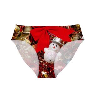 Impresión por sublimación a pedido, <span class=keywords><strong>bragas</strong></span> para niñas, ropa interior para mujer, Navidad, 3D, <span class=keywords><strong>bragas</strong></span> impresas digitales, <span class=keywords><strong>bragas</strong></span> para mujer, Efecto Piel - Product Image 4