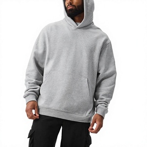 Sweat-shirts à capuche tricotés personnalisés pour hommes, hiver, brodés, coupe classique, grandes tailles, respirants, écologiques, haute qualité - Product Image 3