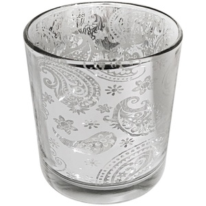 ที่ใส่เทียนทรงกระบอกเคลือบไฟฟ้าสไตล์ยุโรปสีขาวนมเรียบง่ายทันสมัยทำมือหรูหราแบบเบาๆ ใช้ได้หลากหลาย - Product Image 5