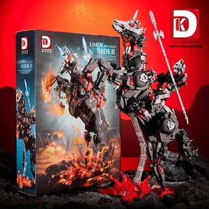 Deke Creative 7033 Hell War Rider Mecha Warrior Jouet <span class=keywords><strong>Robot</strong></span> Éducatif en Blocs de Construction en Plastique ABS pour Enfants Cadeau d'Anniversaire - Product Image 1