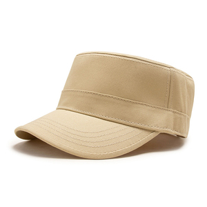 Gorra de Cadete de Color Sólido de Alta Calidad para Primavera/Verano, Unisex, Estilo Casual, Gorra de Béisbol Plana, Gorra para el Sol - Product Image 1