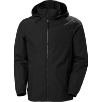 Chaqueta de Trabajo Unisex de Talla Grande, Resistente, Duradera, Recubierta de PVC, Impermeable, Antiestática, Transpirable, con Reflectores de Seguridad, Impermeable para Invierno