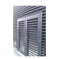 Nuevo Stock Llegada Mejor Invierno Aislado 30X30 Marco de acero de doble panel Gambia Obturador DE SEGURIDAD Alimimum Louverd Window
