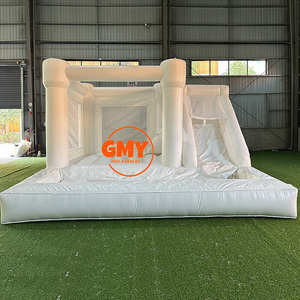 Jumper Castillo Blanco inflable <span class=keywords><strong>para</strong></span> niños, combo <span class=keywords><strong>de</strong></span> Casa <span class=keywords><strong>de</strong></span> rebote <span class=keywords><strong>para</strong></span> fiestas <span class=keywords><strong>de</strong></span> <span class=keywords><strong>cumpleaños</strong></span> y bodas - Product Image 6