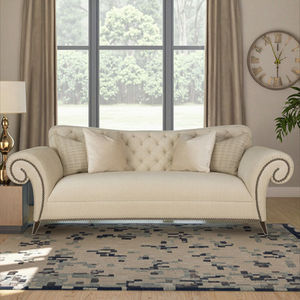 Ensemble de canapés tiffany gothiques 2 + 3 pour salon sectionnel confortable tufté Chesterfield meubles de salon et de villa - Product Image 5