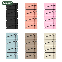 Accessoires de fitness pour la maison : Poids de cheville 1lb, 2lb, 4lb et poids de poignet réglables en silicone pour femmes